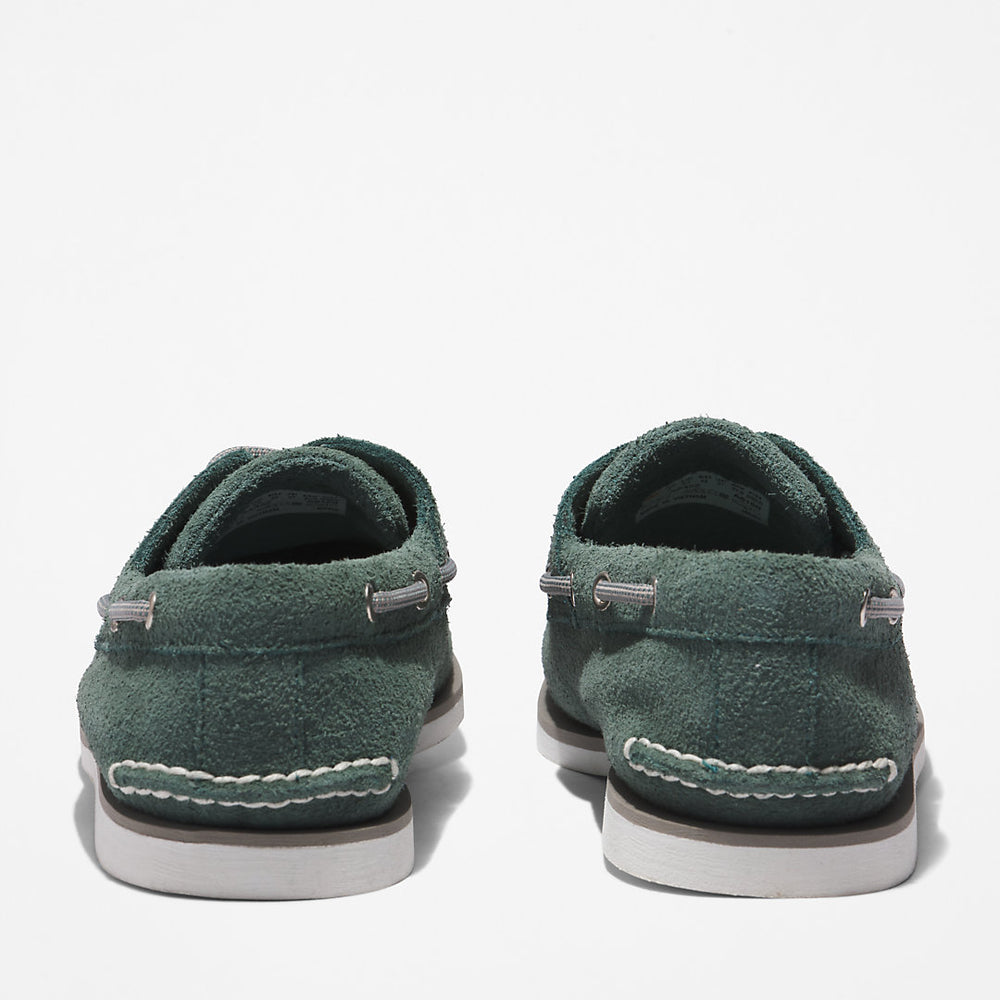 Timberland® 2-Eye Classic Boat Shoe for Men in Green Timberland For Sale