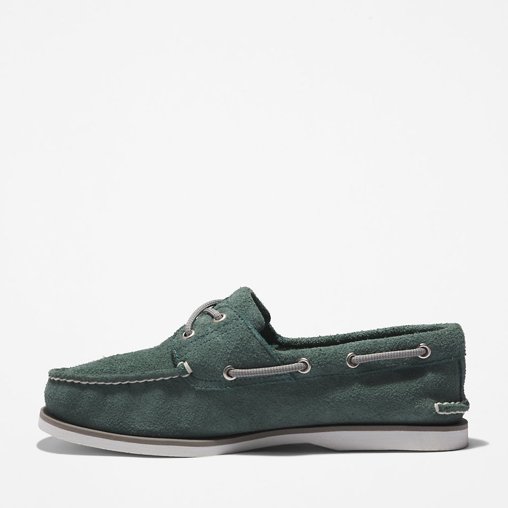 Timberland® 2-Eye Classic Boat Shoe for Men in Green Timberland For Sale