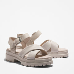 London Vibe Ankle-strap Sandal for Women in White Timberland Outlet