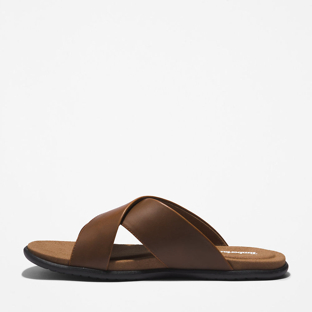 Kesler Cove Cross-band Sandal for Men in Brown Timberland Sale