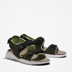 TBL® Whitehaven Backstrap Sandal for Men in Dark Green Timberland Discount