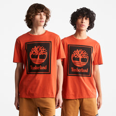 Tree Logo T-Shirt for All Gender in Orange Timberland Online