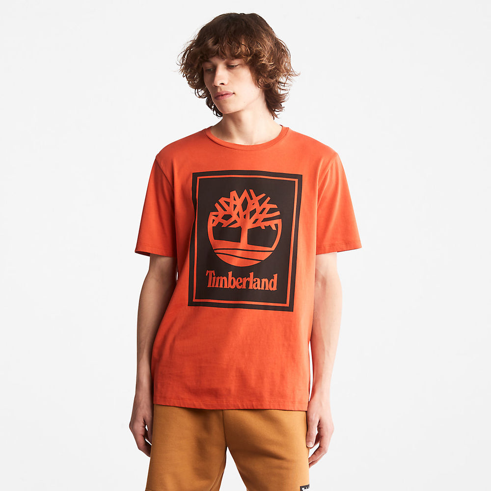 Tree Logo T-Shirt for All Gender in Orange Timberland Online