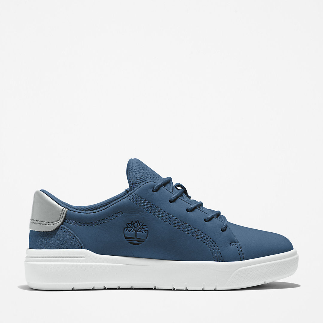 Seneca Bay Leather Trainer for Kids in Blue Timberland Online