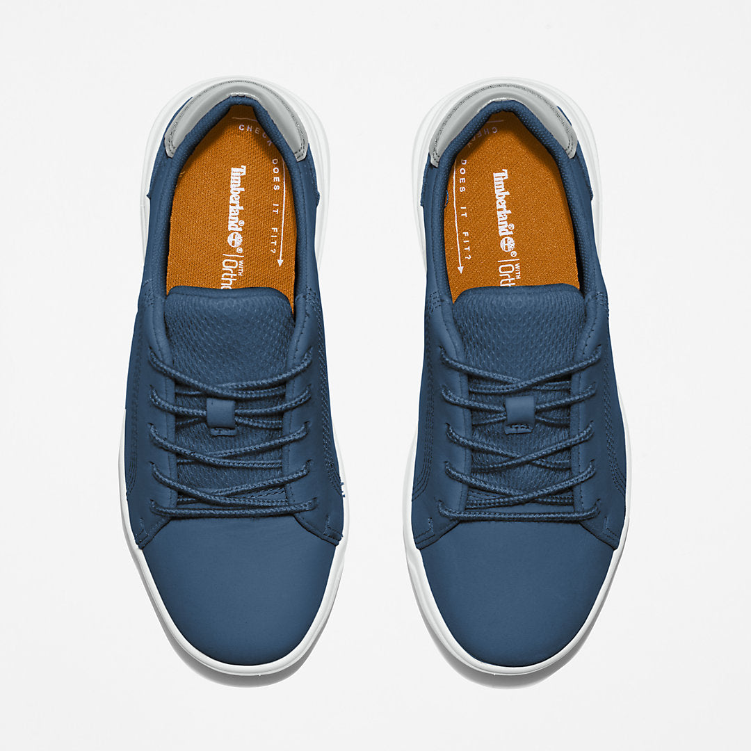 Seneca Bay Leather Trainer for Kids in Blue Timberland Online