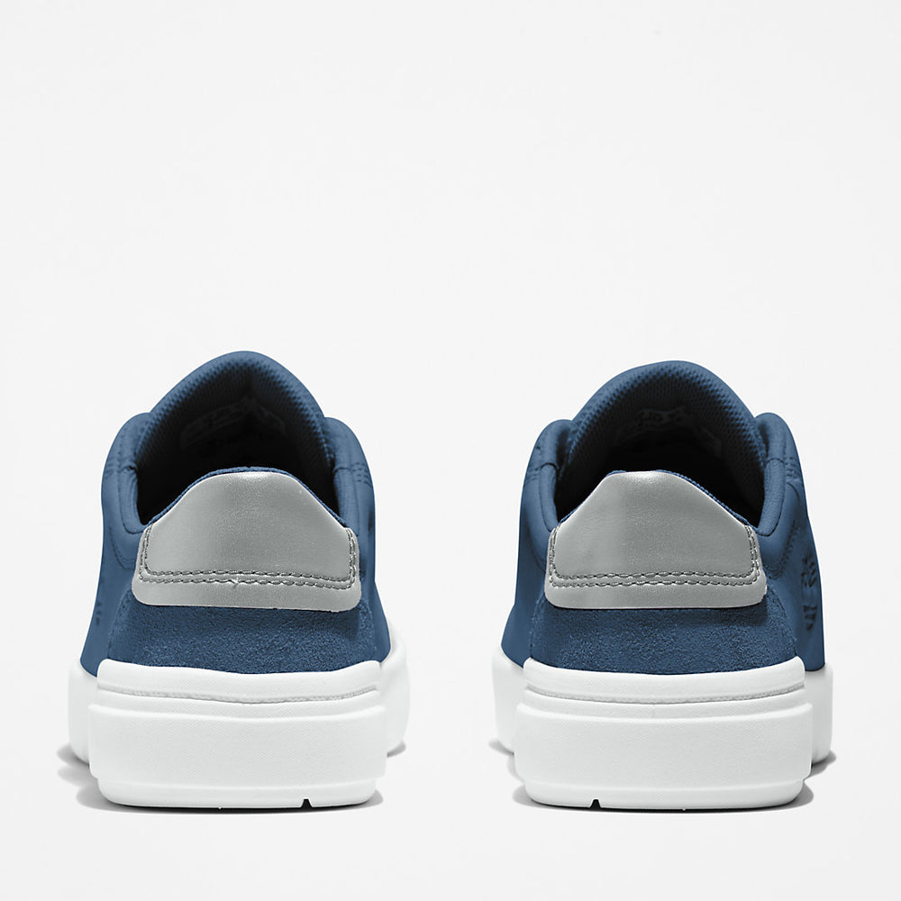 Seneca Bay Leather Trainer for Kids in Blue Timberland Online