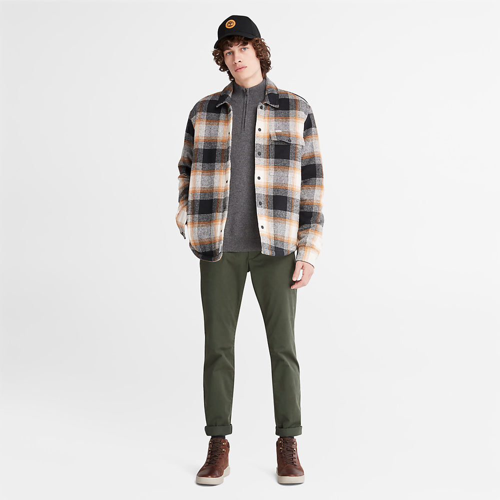 Cohas Brook Zip-neck Sweater for Men in Dark Grey Timberland On Sale