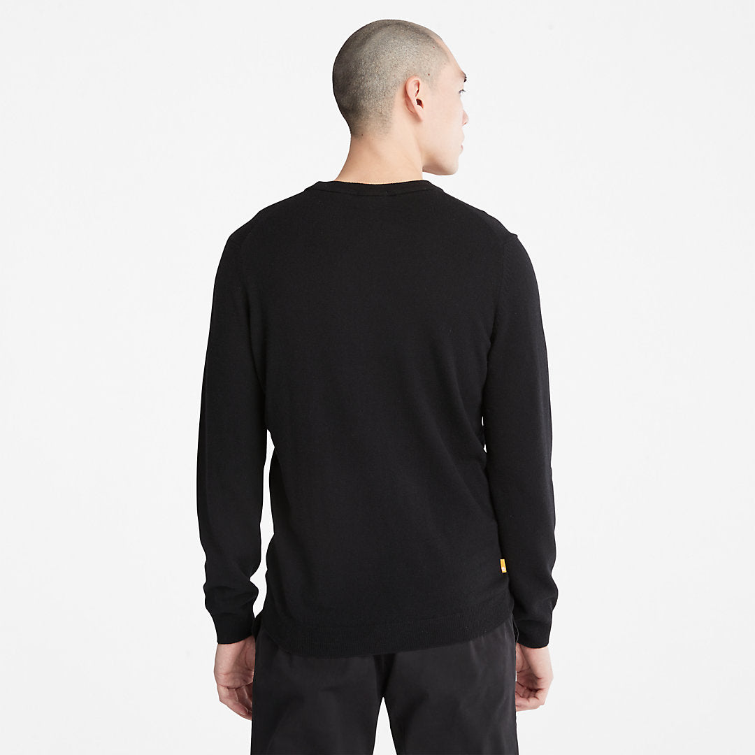 Cohas Brook Crewneck Sweater for Men in Black Timberland Outlet