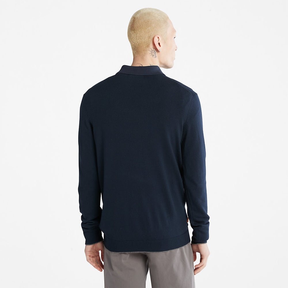Nissitissit River Merino Wool Sweater for Men in Navy Timberland Sale
