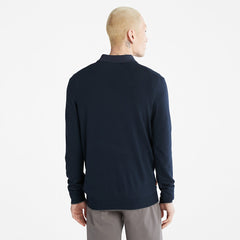 Nissitissit River Merino Wool Sweater for Men in Navy Timberland Sale