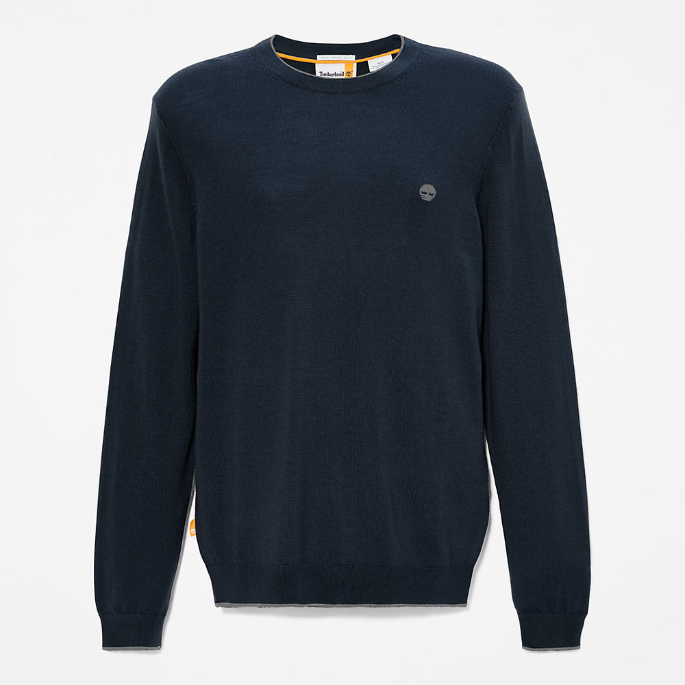 Nissitissit River Merino Wool Sweater for Men in Navy Timberland Sale