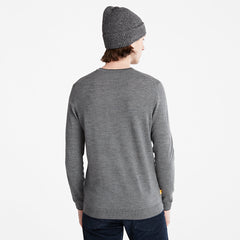Nissitissit River Merino Wool Sweater for Men in Grey Timberland US
