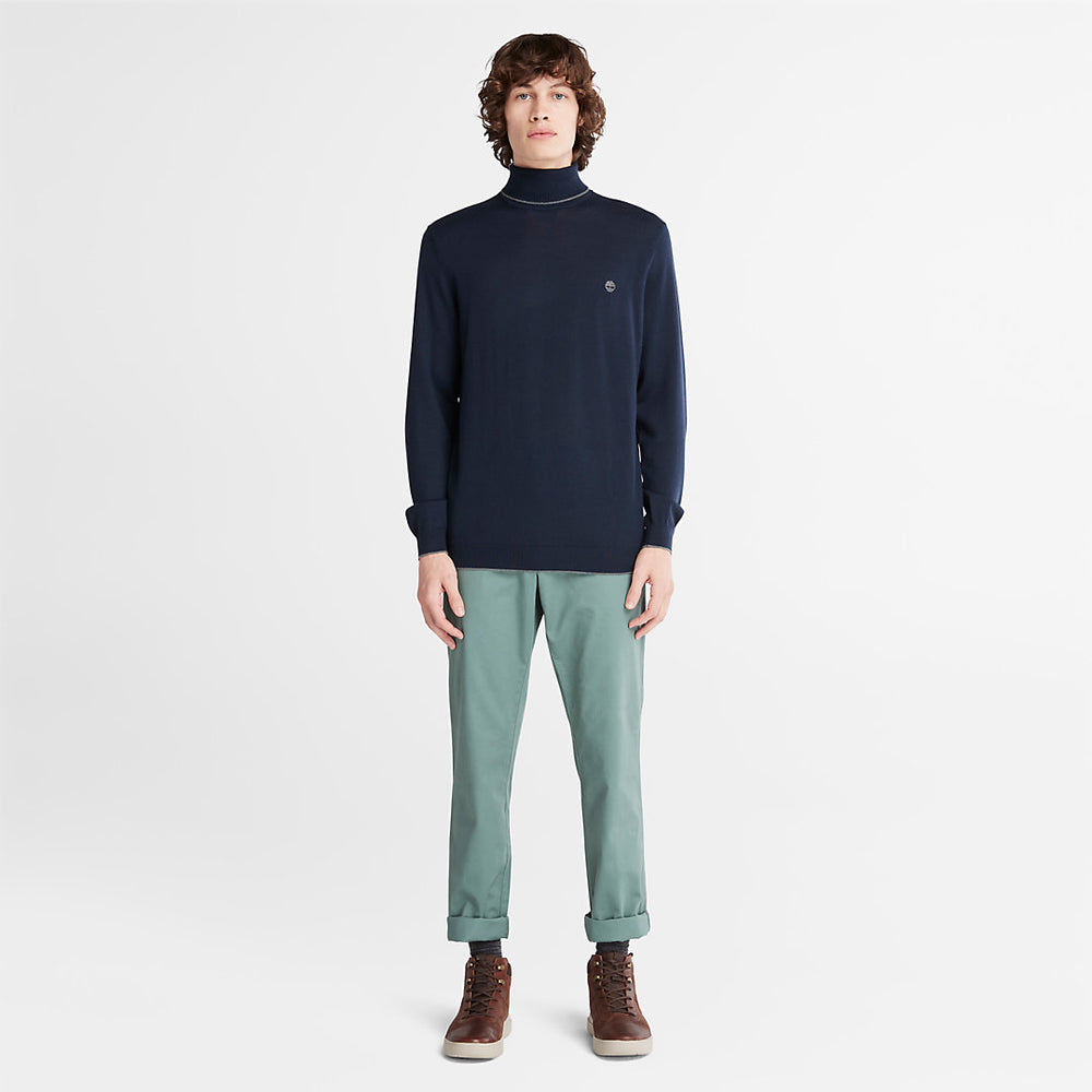 Nissitissit River Merino Sweater for Men in Navy Timberland US