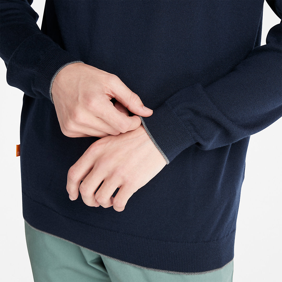 Nissitissit River Merino Sweater for Men in Navy Timberland US