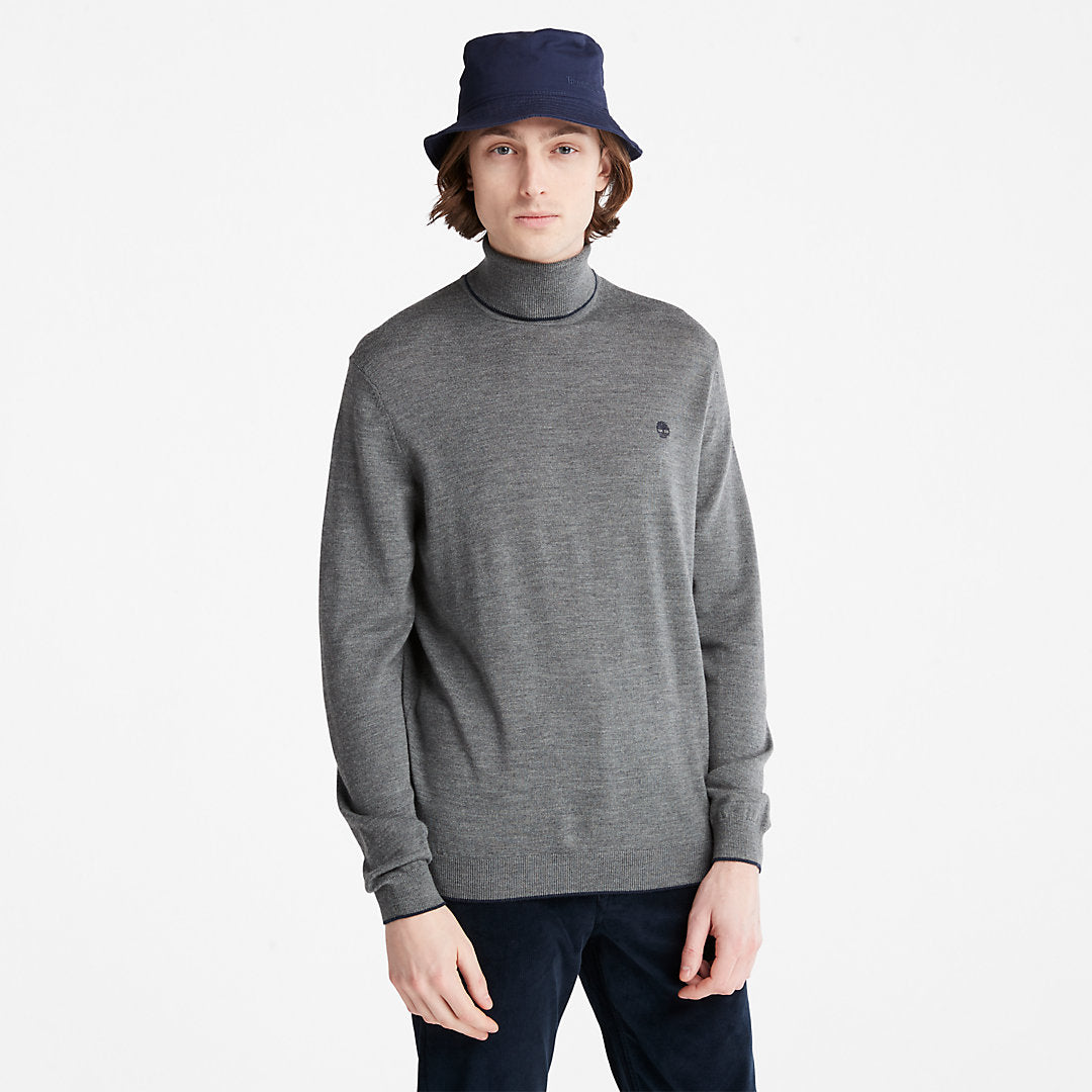 Nissitissit River Merino Sweater for Men in Dark Grey Timberland Outlet
