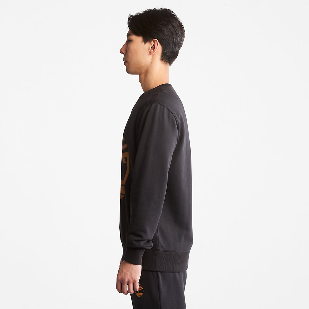 Timberland® Tree-Logo Sweatshirt for Men in Black Timberland Discount