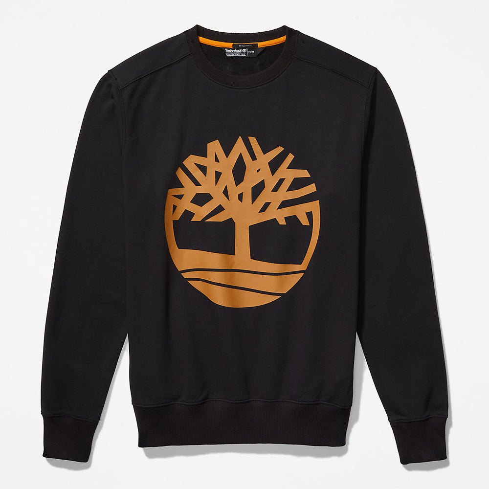 Timberland® Tree-Logo Sweatshirt for Men in Black Timberland Discount