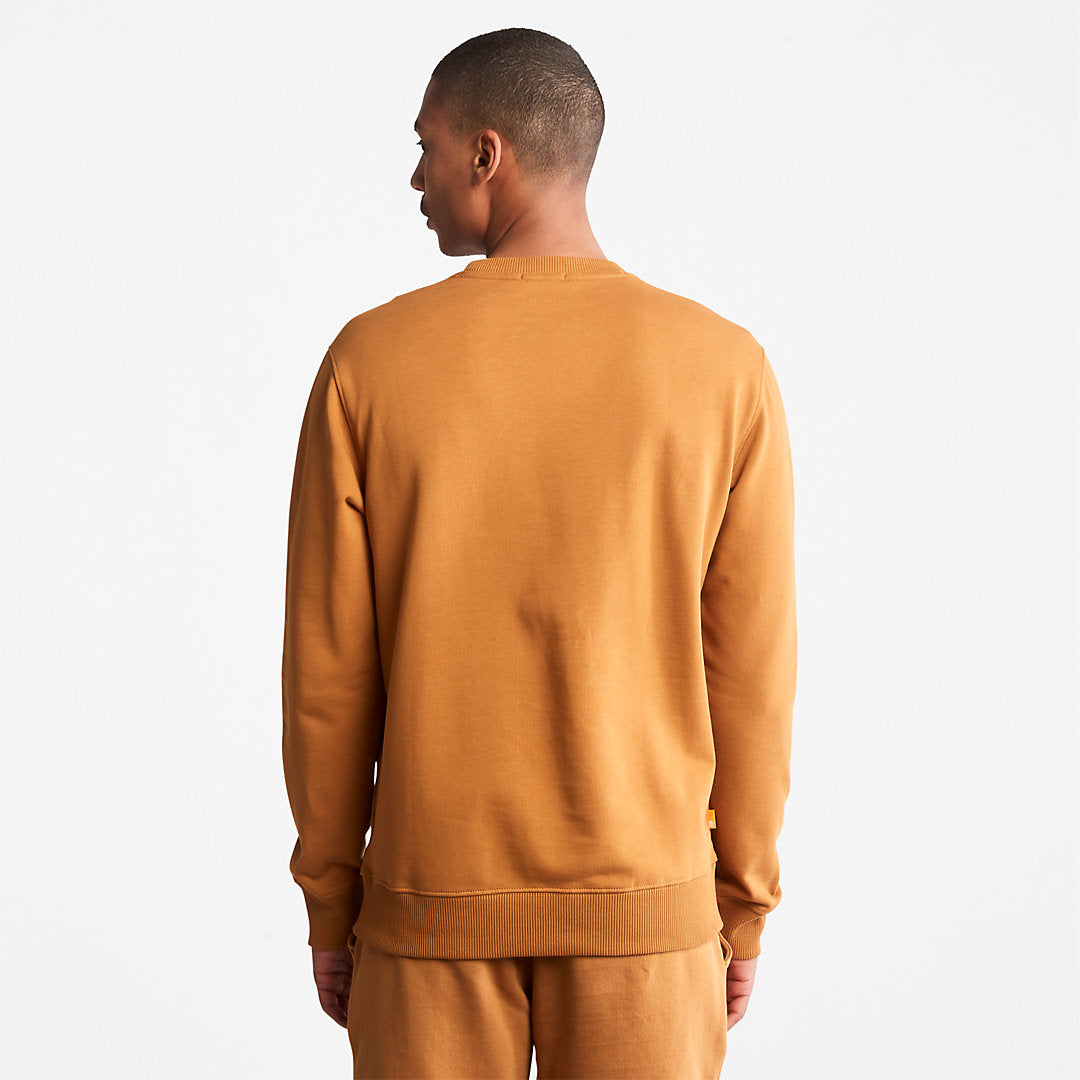 Core Tree Logo Sweatshirt for Men in Yellow Timberland Sale