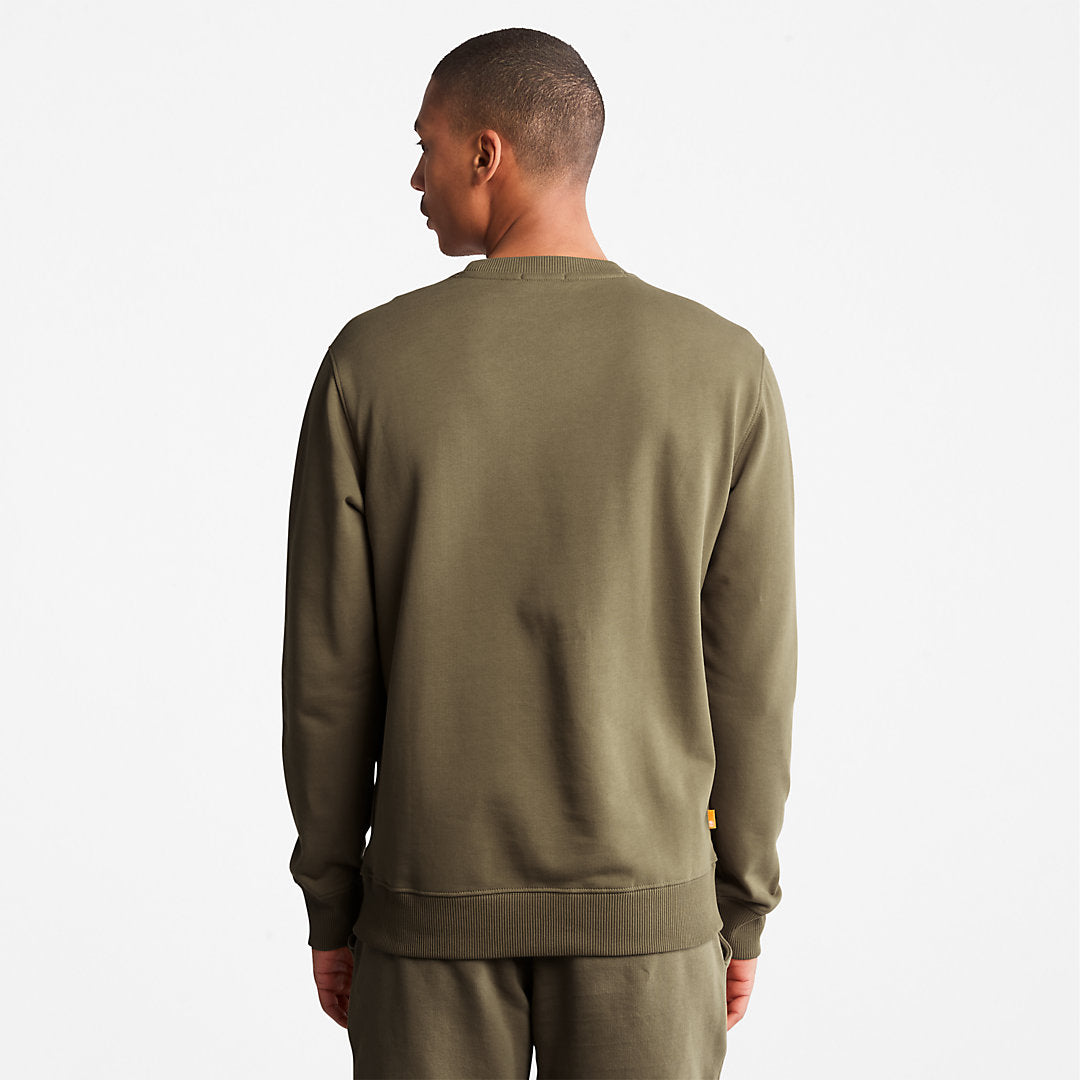 Timberland® Tree-Logo Sweatshirt for Men in Dark Green Timberland US