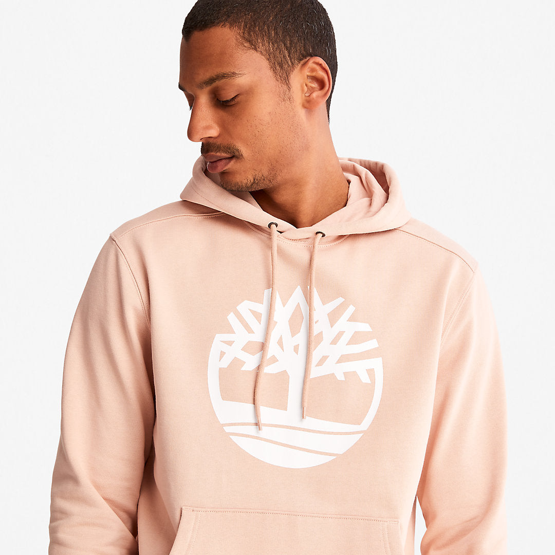 Timberland® Tree-Logo Hoodie for Men in Pink Timberland On Sale