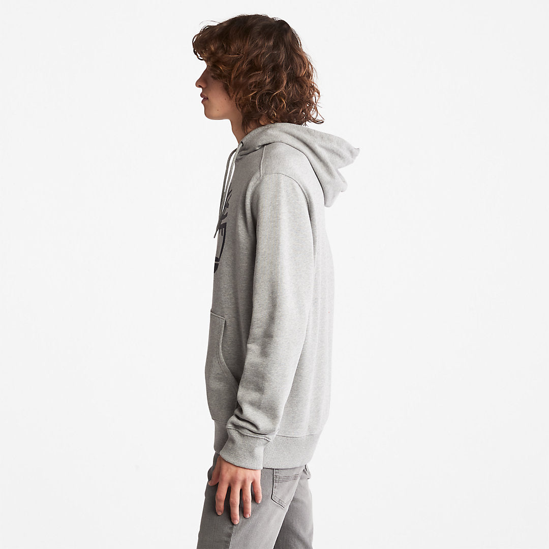 Core Tree Logo Hoodie for Men in Grey Timberland For Sale