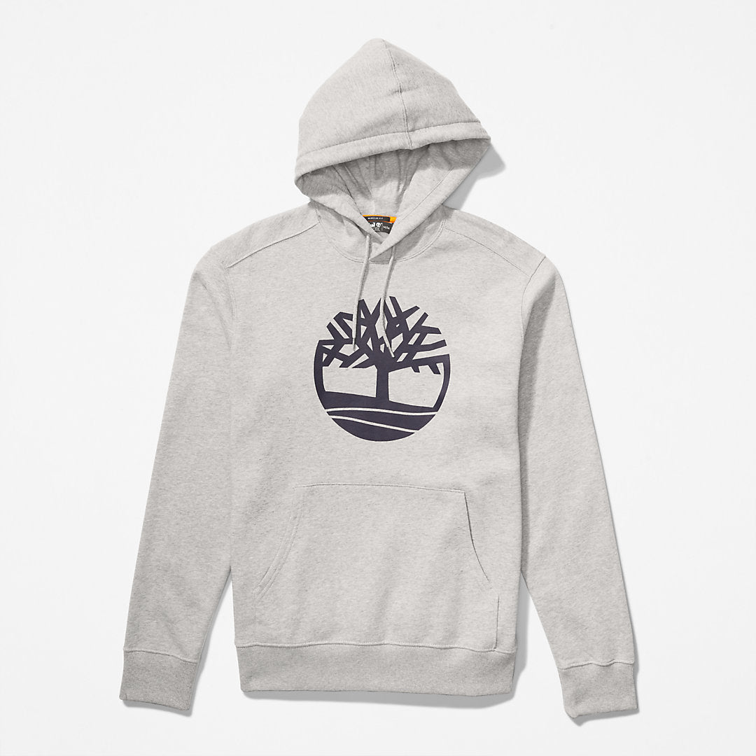Core Tree Logo Hoodie for Men in Grey Timberland For Sale