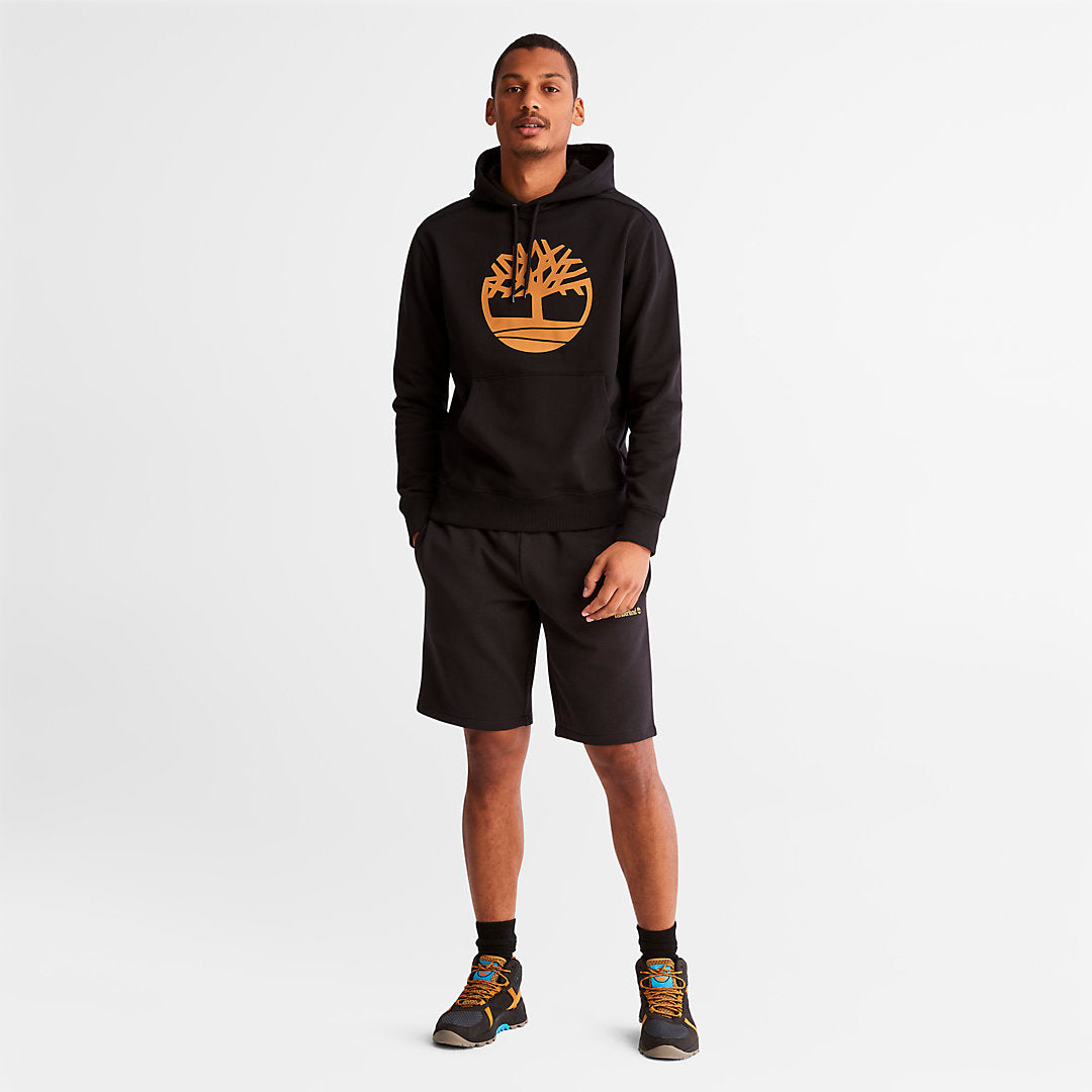 Timberland® Tree-Logo Hoodie for Men in Black Timberland For Sale