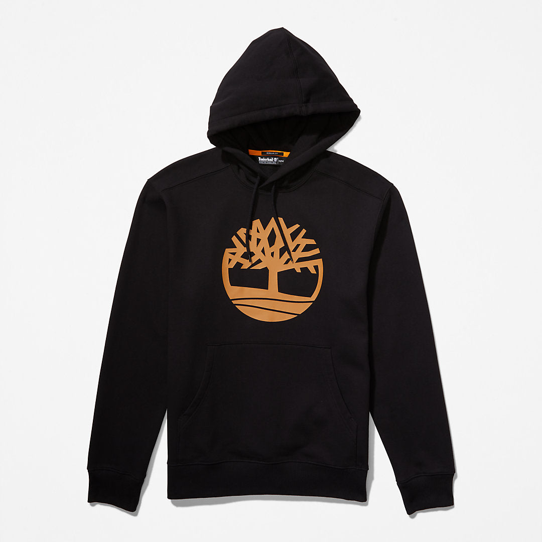 Timberland® Tree-Logo Hoodie for Men in Black Timberland For Sale
