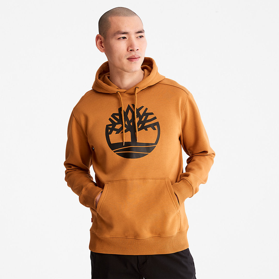Core Tree Logo Hoodie for Men in Yellow Timberland US