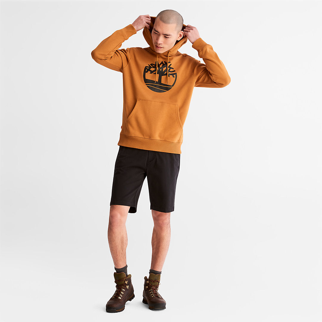 Core Tree Logo Hoodie for Men in Yellow Timberland US