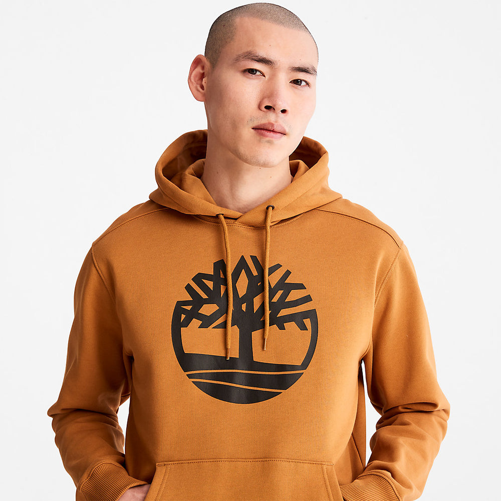 Core Tree Logo Hoodie for Men in Yellow Timberland US