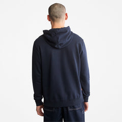 Core Tree Logo Hoodie for Men in Navy Timberland For Sale