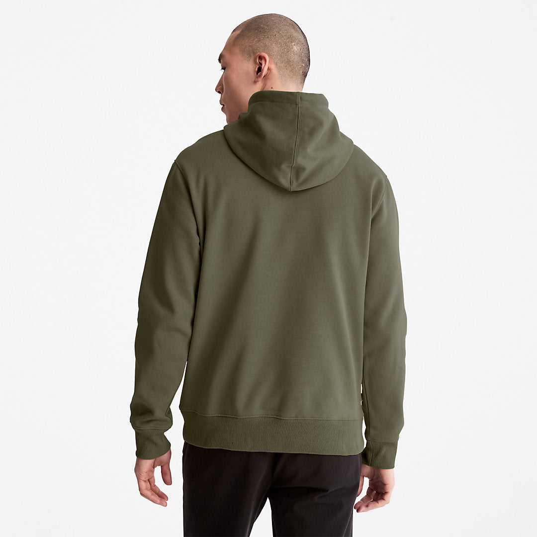 Timberland® Tree-Logo Hoodie for Men in Dark Green Timberland Outlet