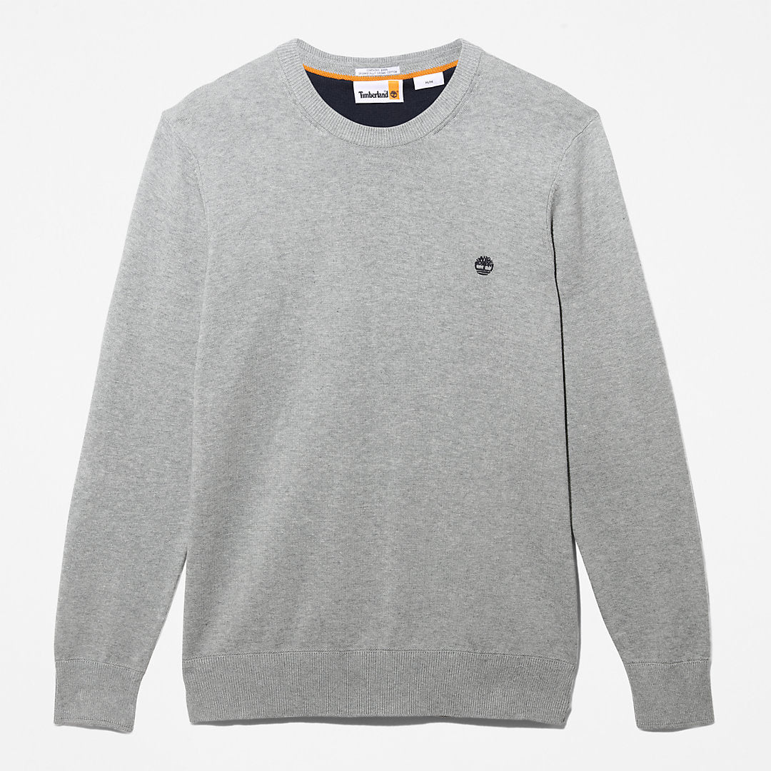 Williams River Organic Cotton Sweater for Men in Grey Timberland Sale