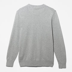 Williams River Organic Cotton Sweater for Men in Grey Timberland Sale