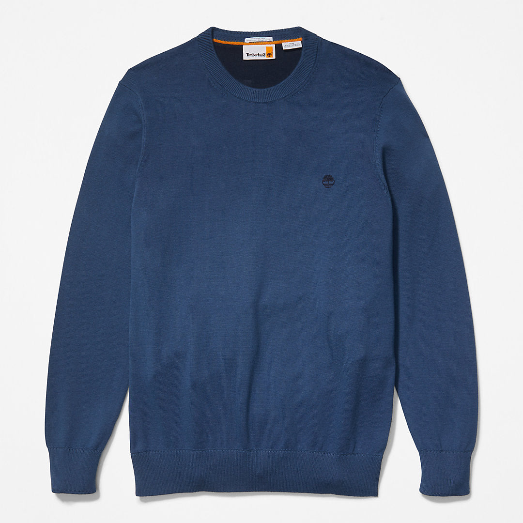 Williams River Organic Cotton Sweater for Men in Blue Timberland Online