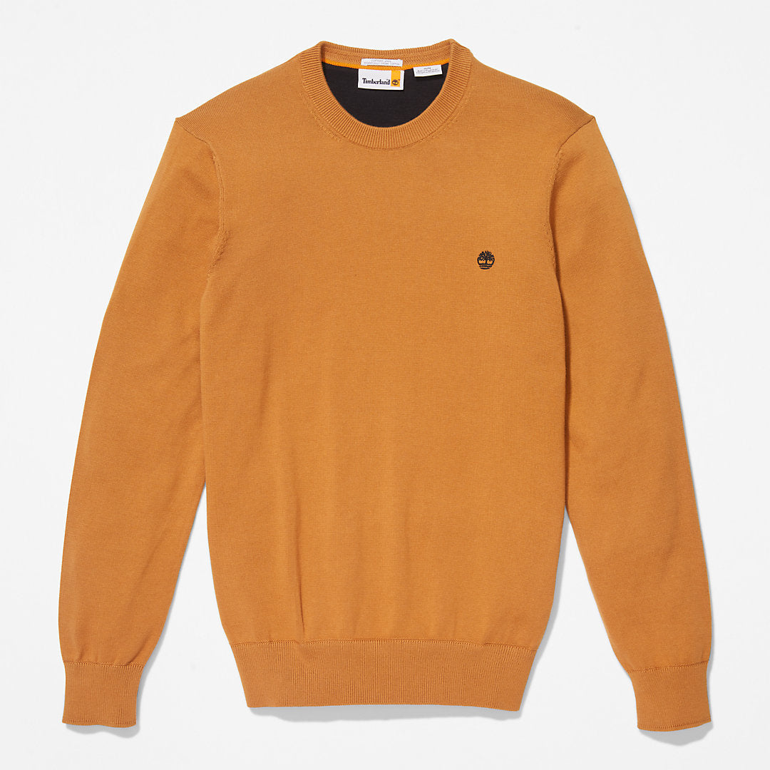 Williams River Organic Cotton Sweater for Men in Yellow Timberland For Sale