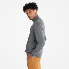 Williams River Zip-neck Sweater for Men in Dark Grey Timberland Online