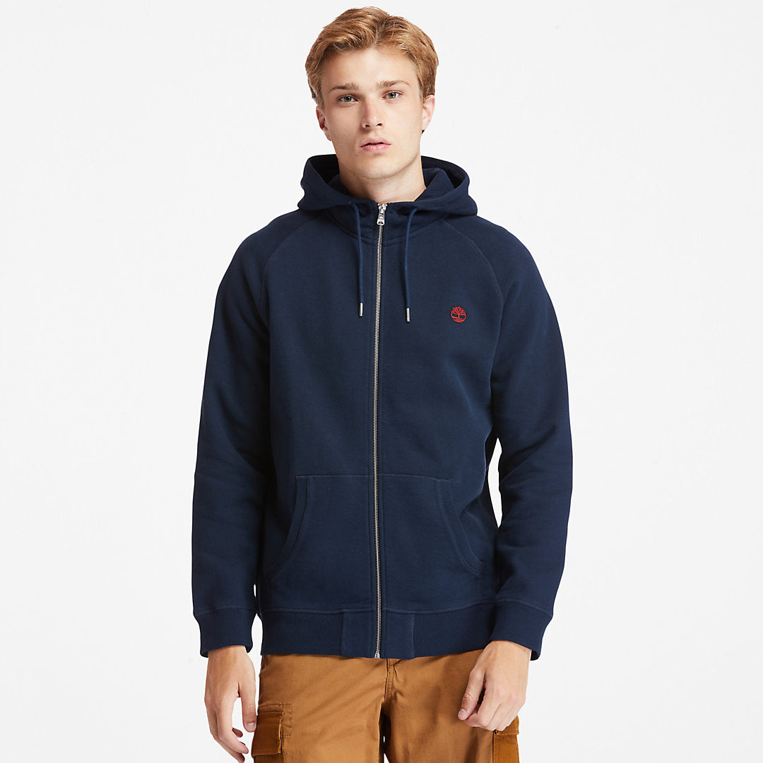 Exeter River Zip Hoodie for Men in Navy Timberland US