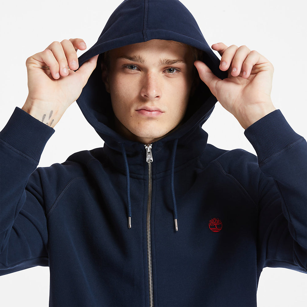 Exeter River Zip Hoodie for Men in Navy Timberland US