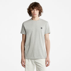 Dunstan River Crew Tee for Men in Grey Timberland Discount