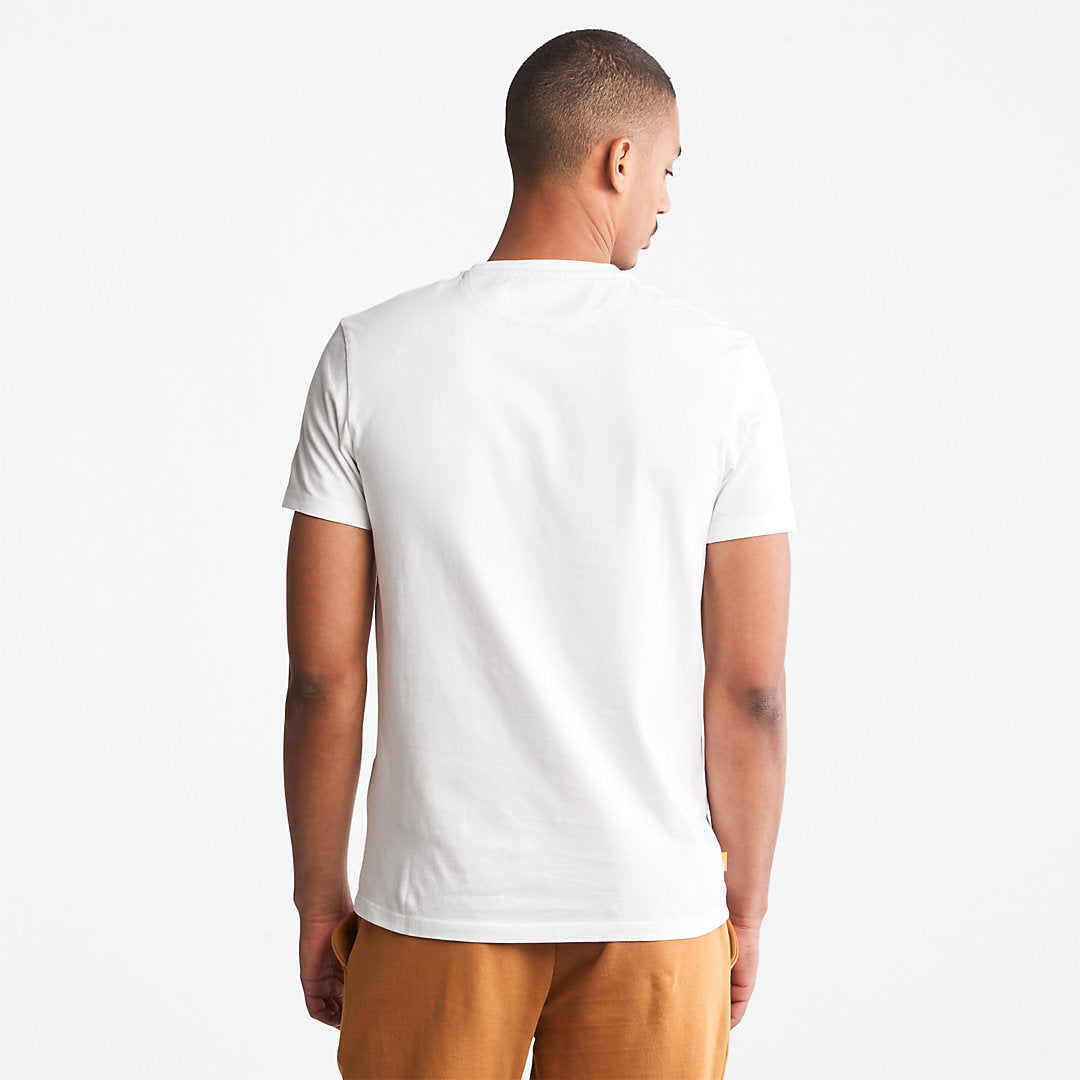 Dunstan River Crew Tee for Men in White Timberland US