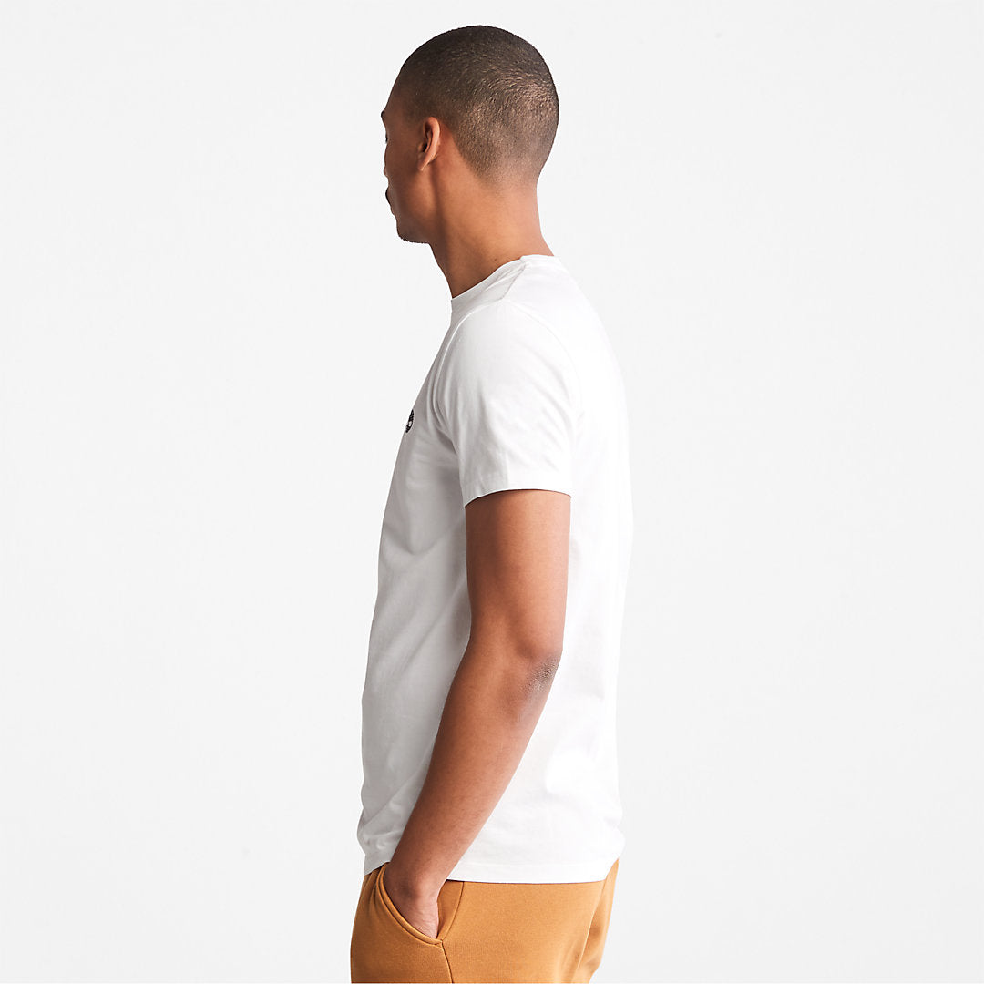 Dunstan River Crew Tee for Men in White Timberland US