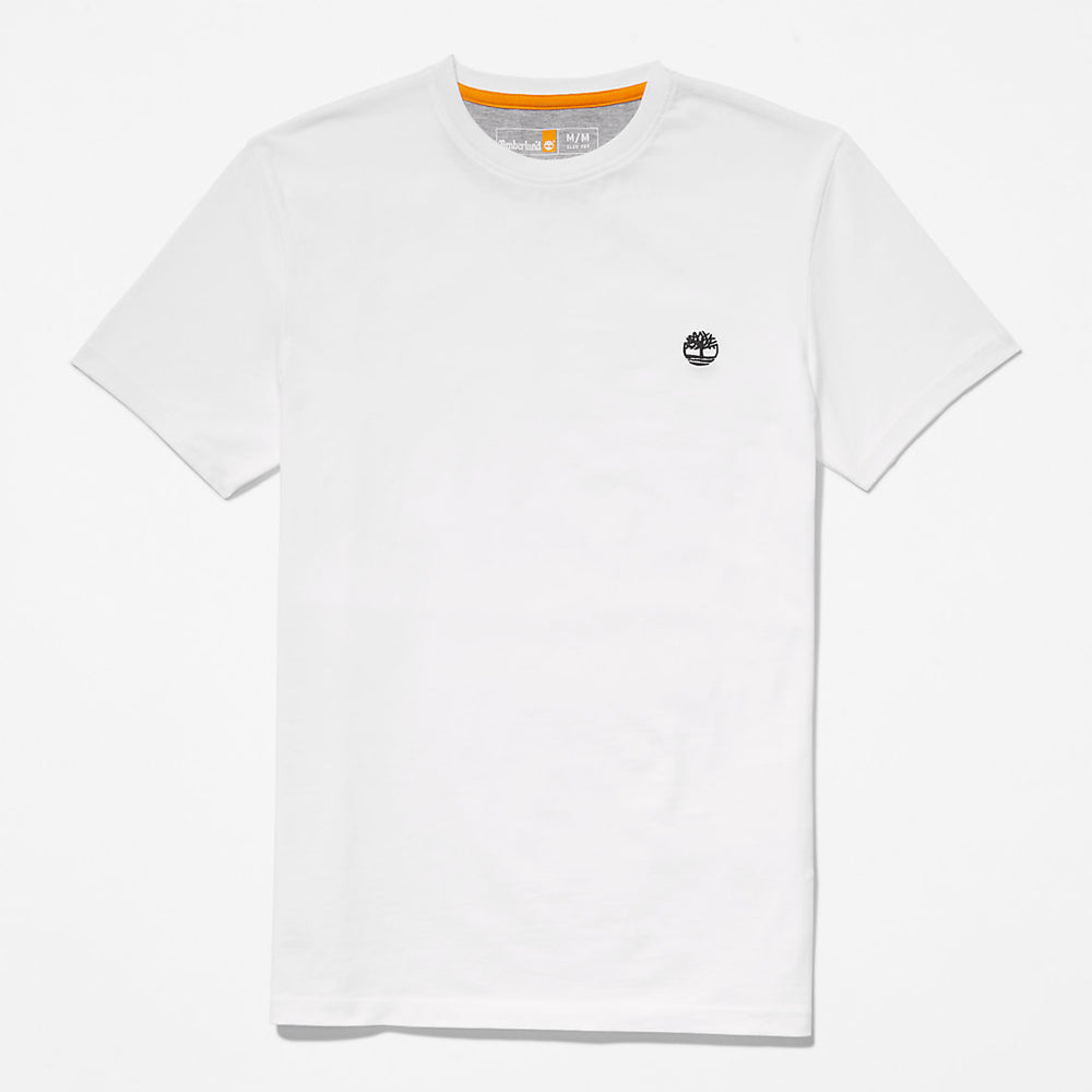 Dunstan River Crew Tee for Men in White Timberland US