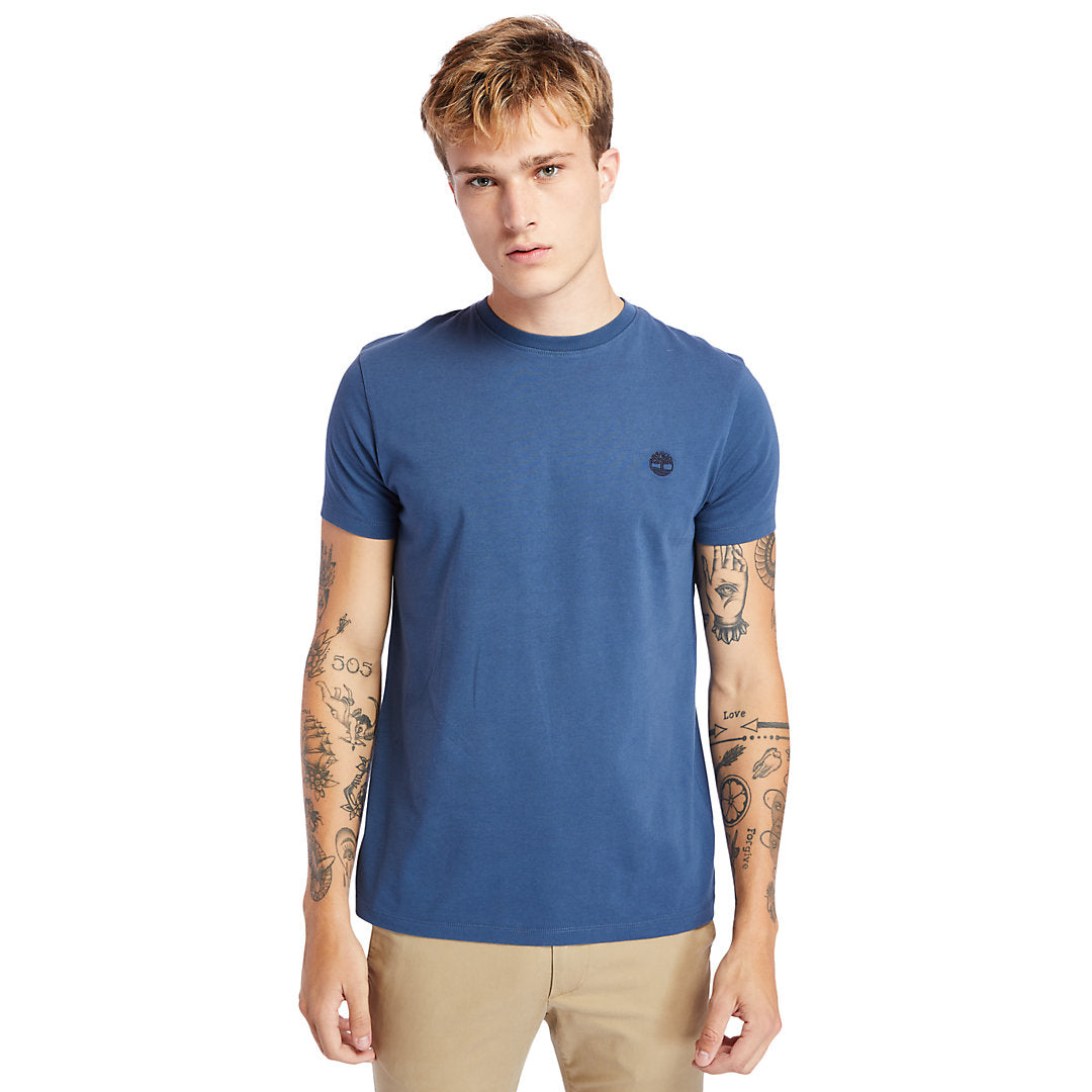 Dunstan River Crew Tee for Men in Navy Timberland Online