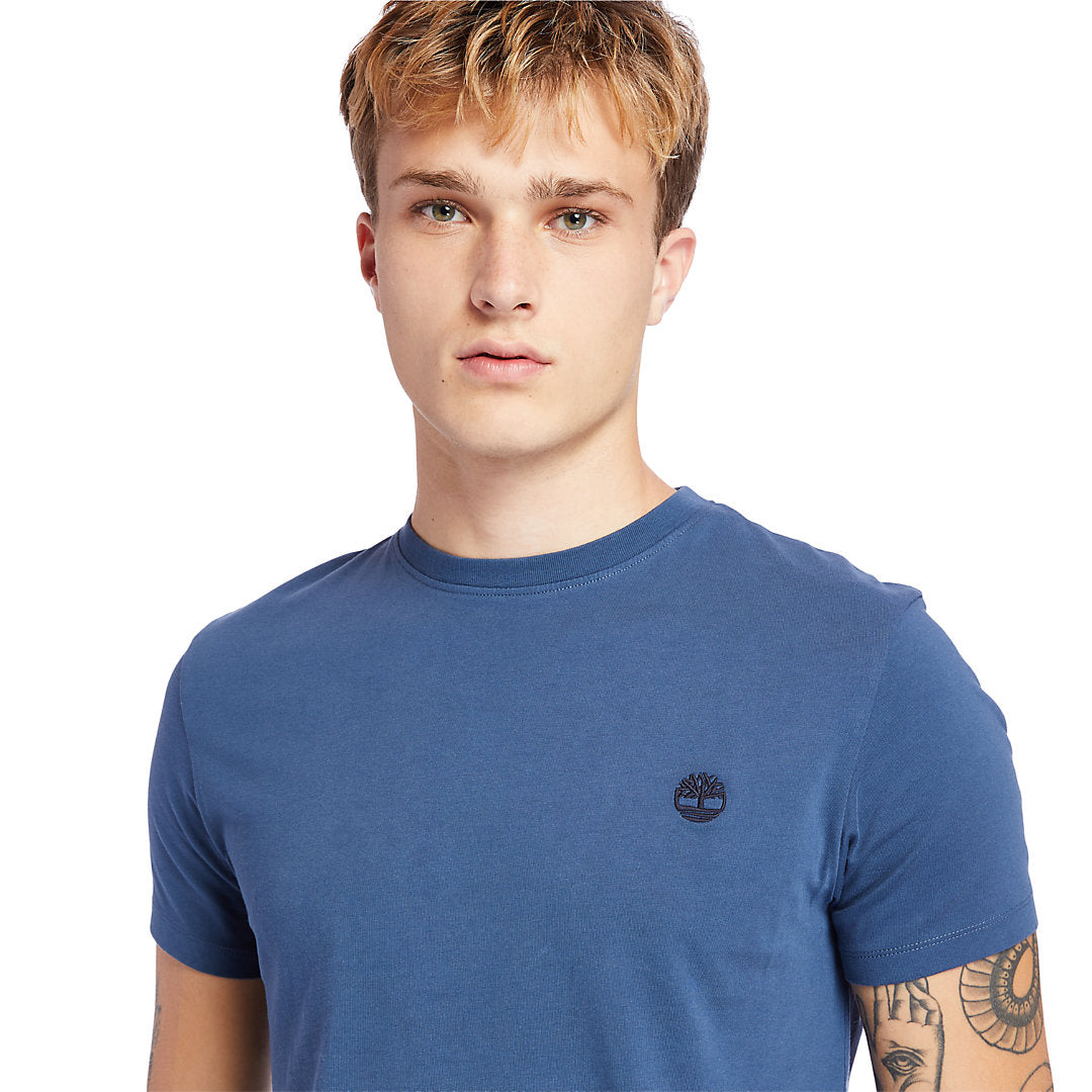 Dunstan River Crew Tee for Men in Navy Timberland Online