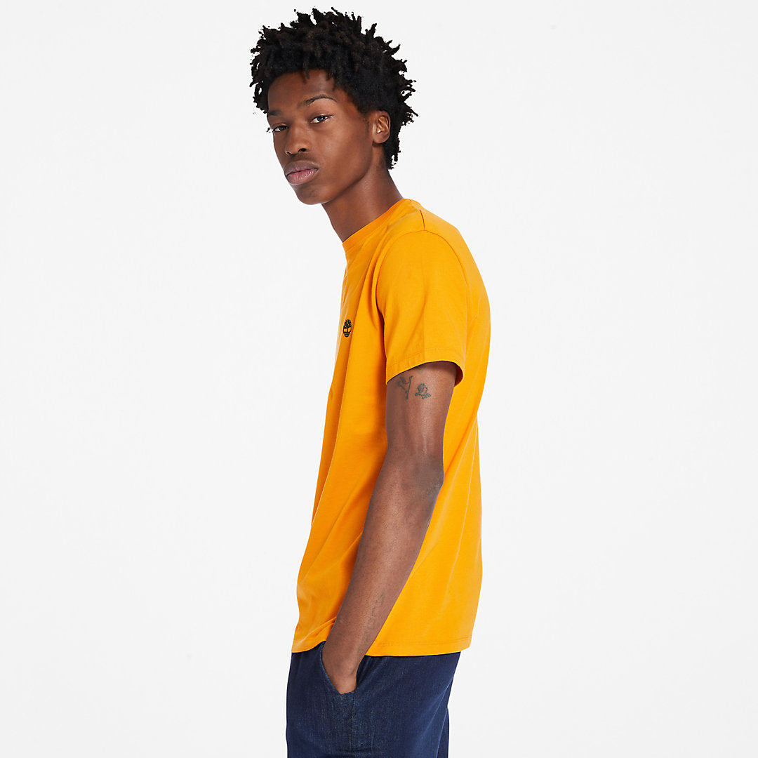 Dunstan River Crew Tee for Men in Orange Timberland Online