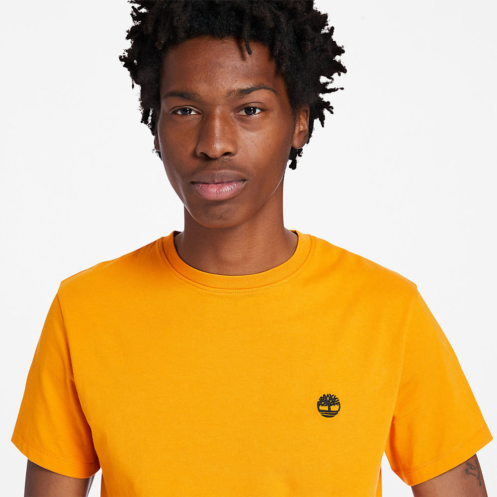 Dunstan River Crew Tee for Men in Orange Timberland Online