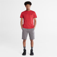 Dunstan River Crew T-Shirt for Men in Red Timberland Discount