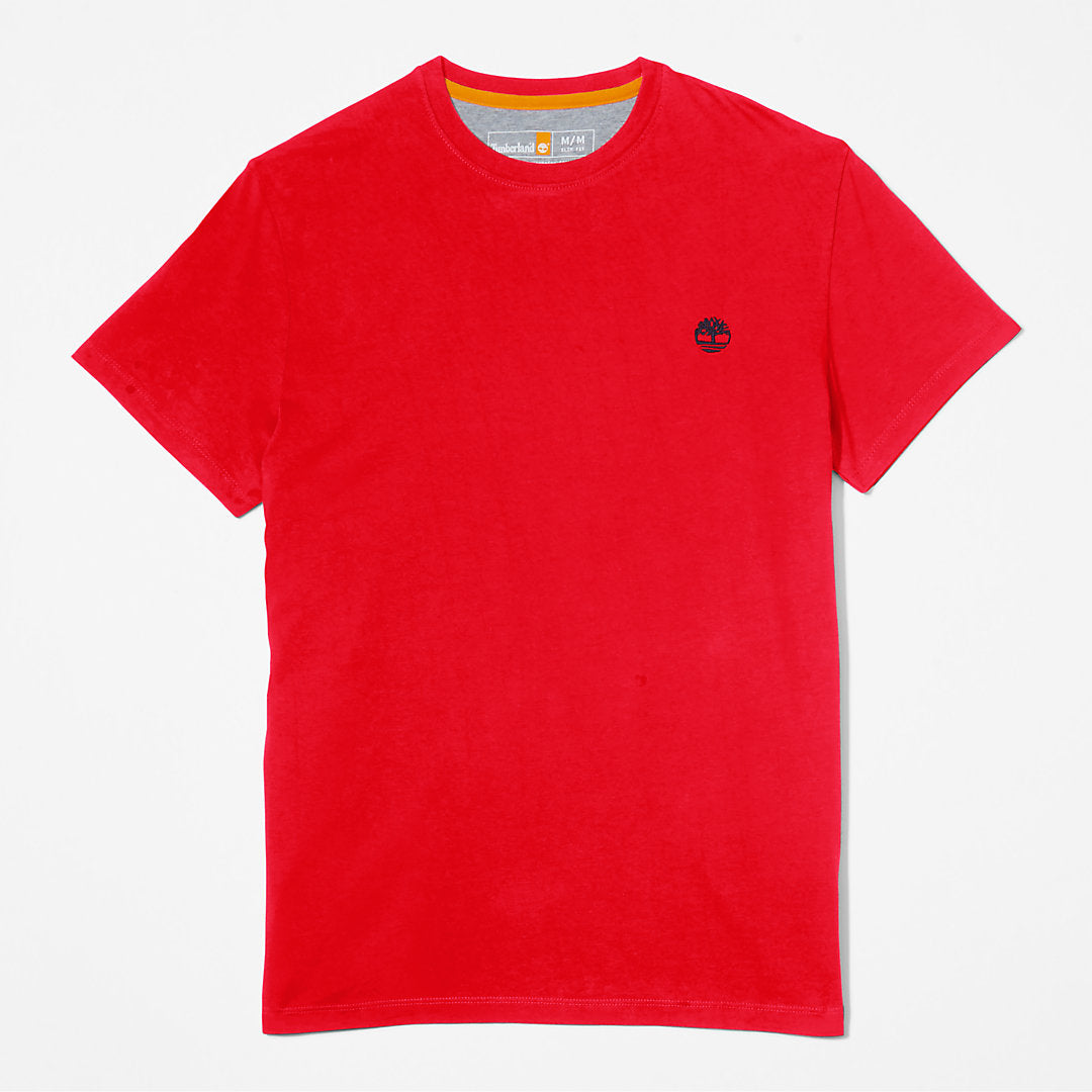 Dunstan River Crew Tee for Men in Red Timberland Sale
